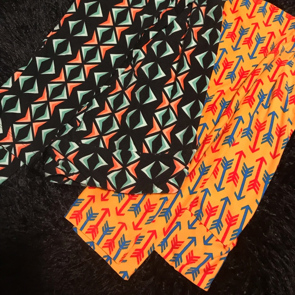 LulaRoe Leggings TC set of 2